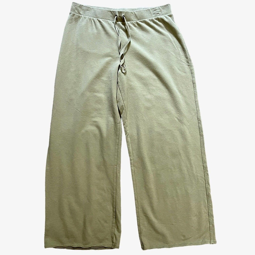 J Jill Womens Wide Leg Cropped Lounge Pull On Stretch Pants Size Small